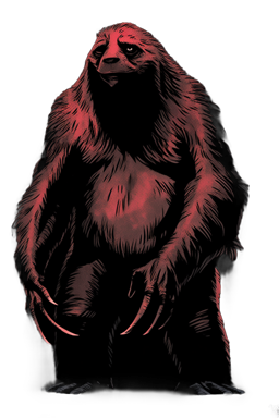 Arte em desenvolvimento de Mapinguari